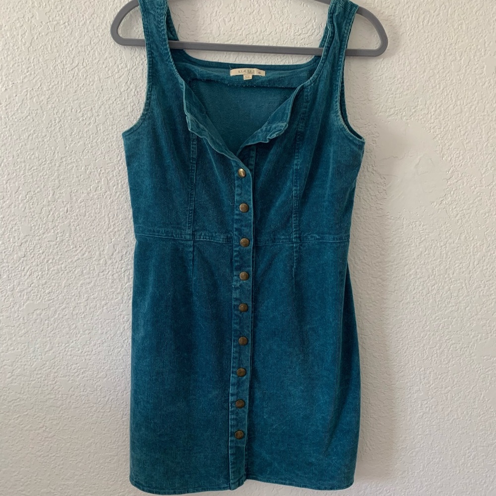 Aquamarine overall dress
